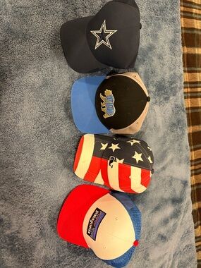 4 Hats!  2 Patagonia, 1 Vineyard Vines & 1 NFL Cowboys